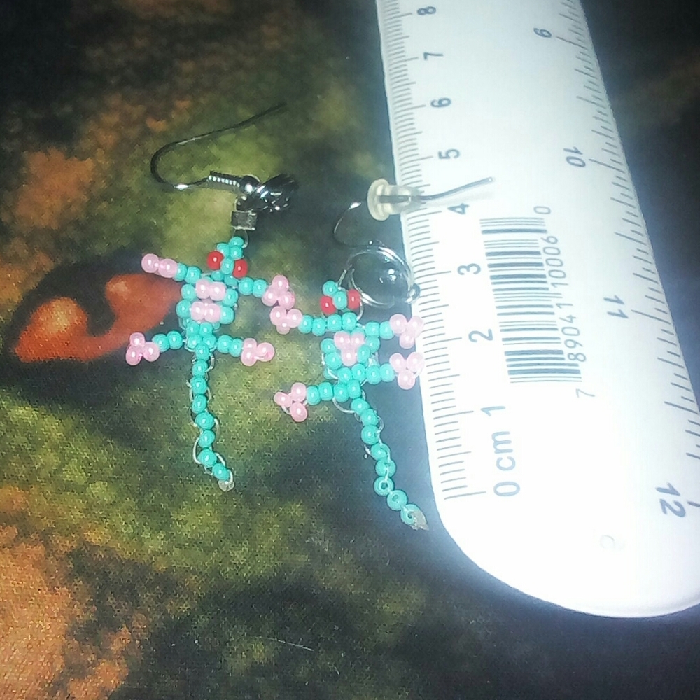 Lizard earrings